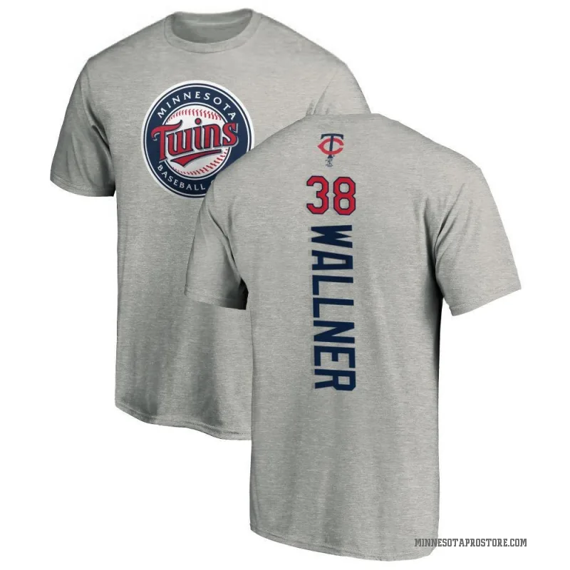 Matt Wallner Men's Ash Minnesota Twins Backer T-Shirt -