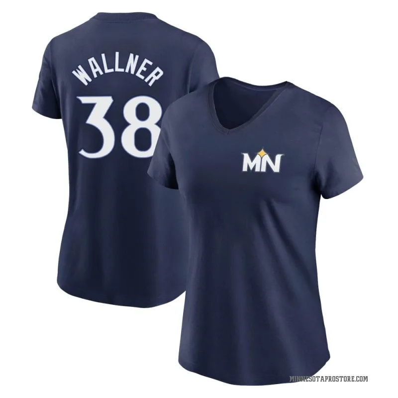 Matt Wallner Women's Navy Minnesota Twins 2024 City Connect Fuse V-Neck T-Shirt
