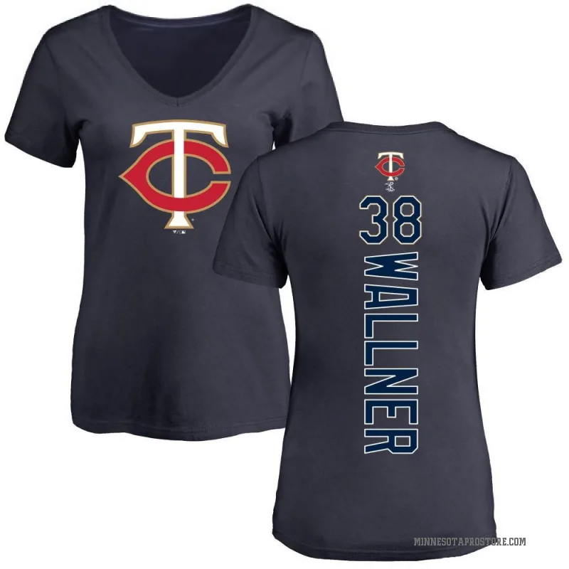 Matt Wallner Women's Navy Minnesota Twins Backer Slim Fit T-Shirt -