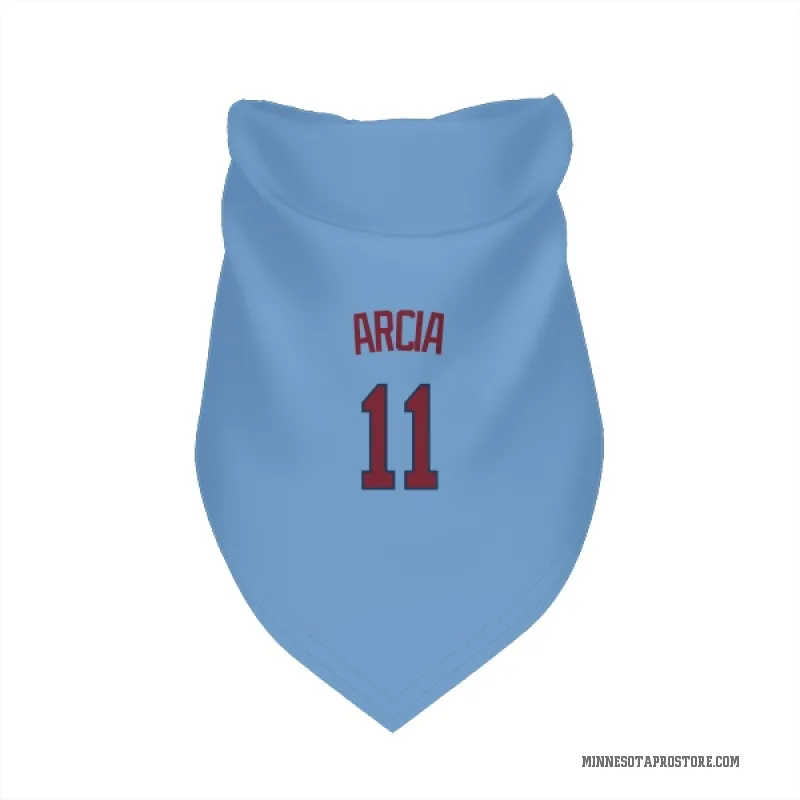 Orlando Arcia Light Blue Minnesota Twins Cat & Dog Pet Bandana