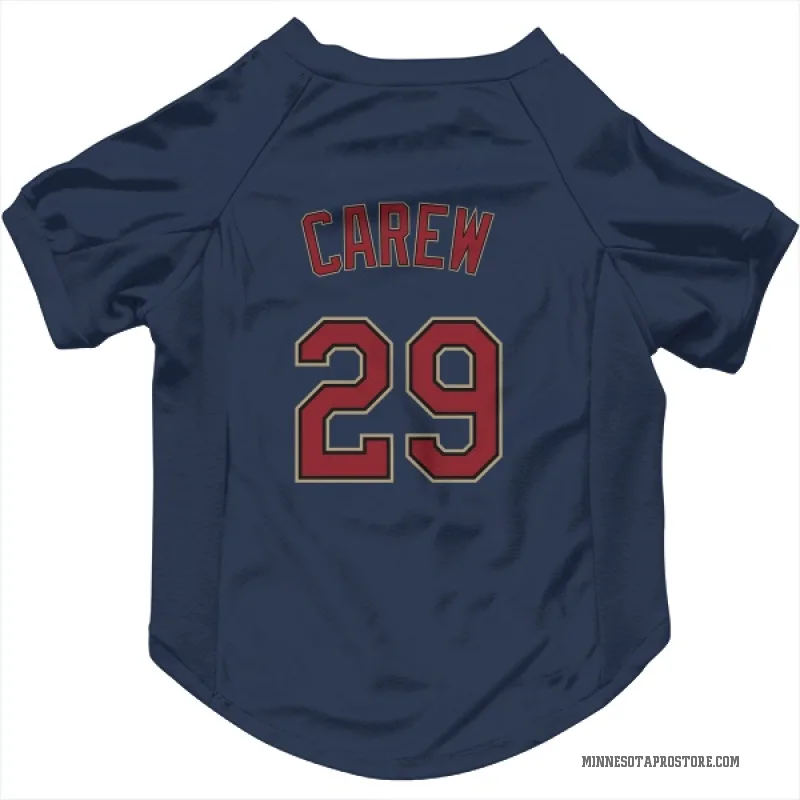 Rod Carew  Navy Minnesota Twins  Cat & Dog Pet Jersey