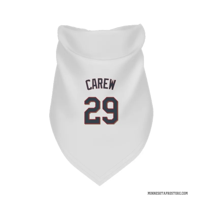 Rod Carew  White Minnesota Twins  Cat & Dog Pet Bandana
