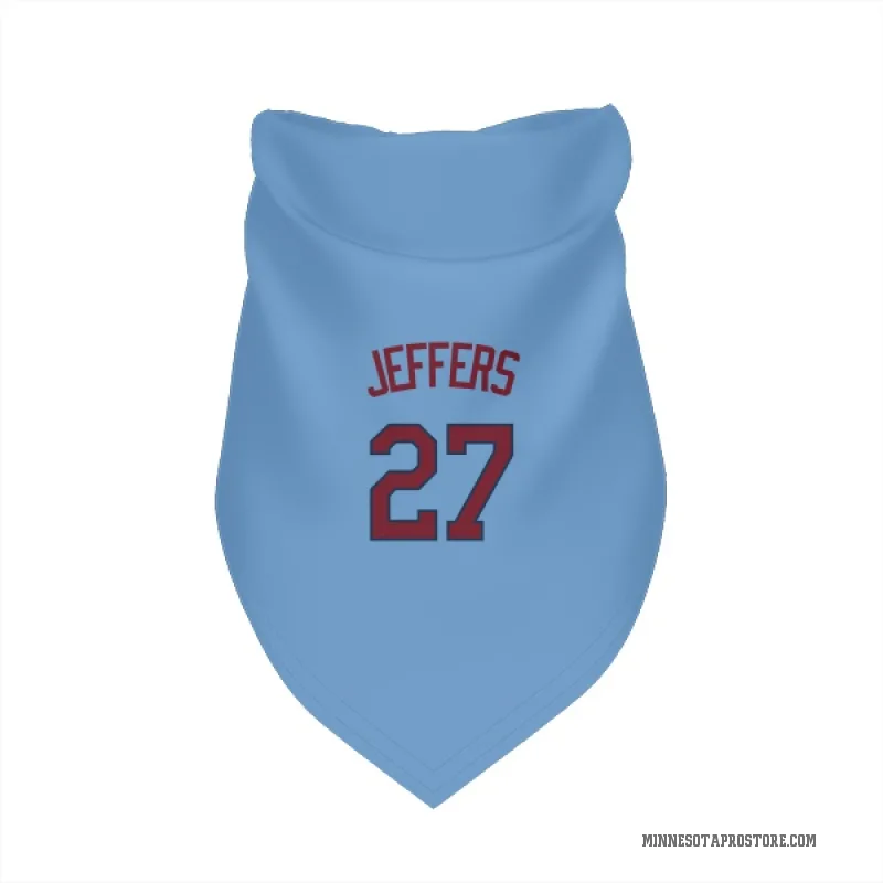 Ryan Jeffers  Light Blue Minnesota Twins  Cat & Dog Pet Bandana