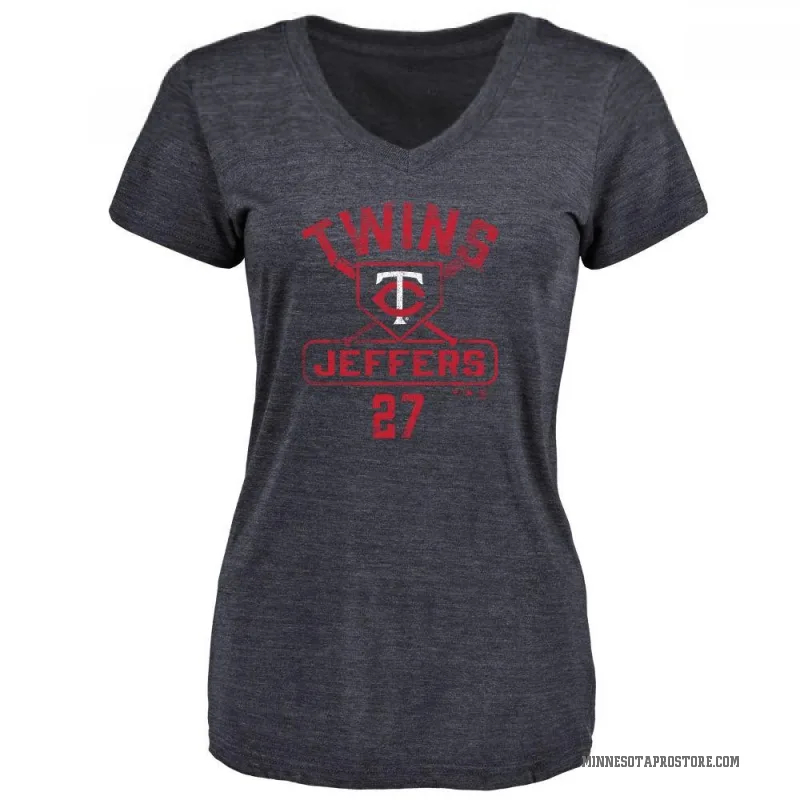 Ryan Jeffers Women's Navy Minnesota Twins Base Runner T-Shirt -