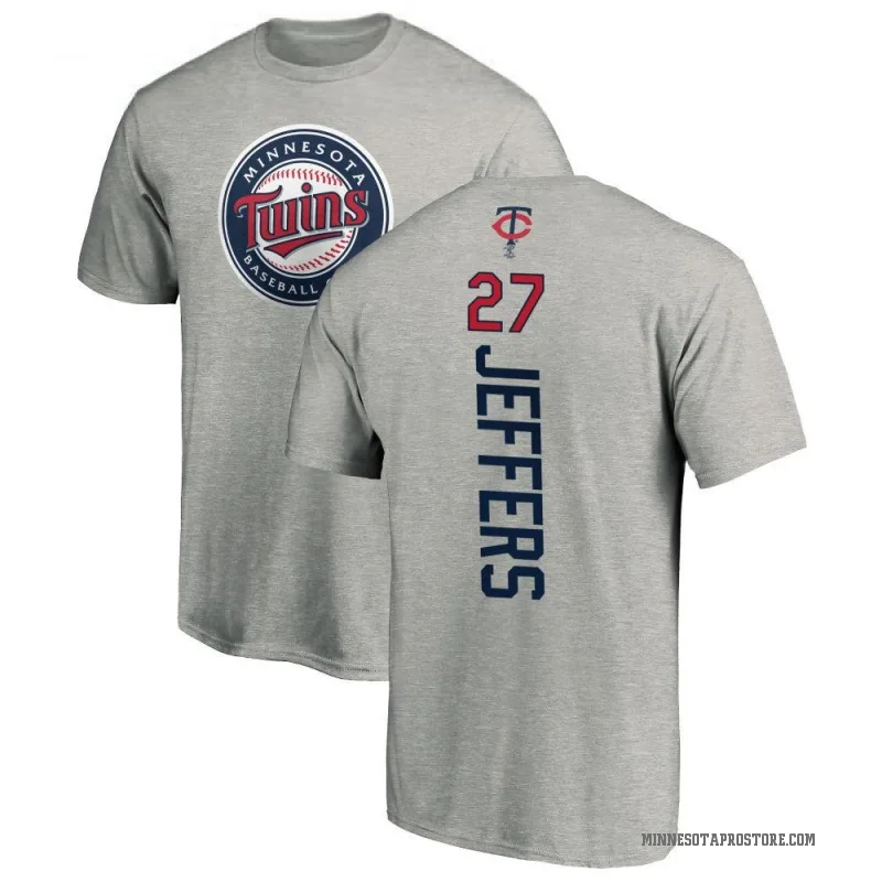 Ryan Jeffers Youth Ash Minnesota Twins Backer T-Shirt -
