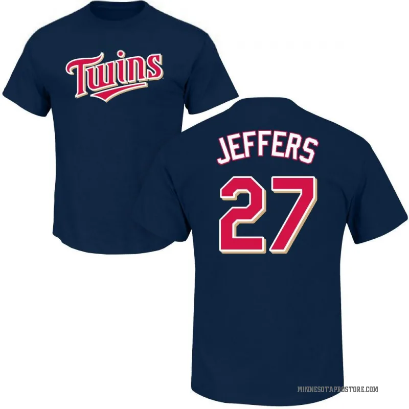 Ryan Jeffers Youth Navy Minnesota Twins Roster T-Shirt -