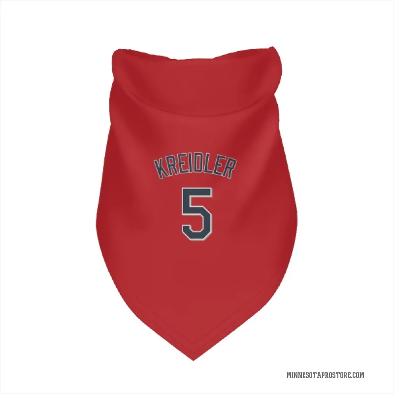 Ryan Kreidler  Red Minnesota Twins  Cat & Dog Pet Bandana