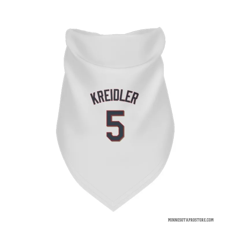 Ryan Kreidler  White Minnesota Twins  Cat & Dog Pet Bandana