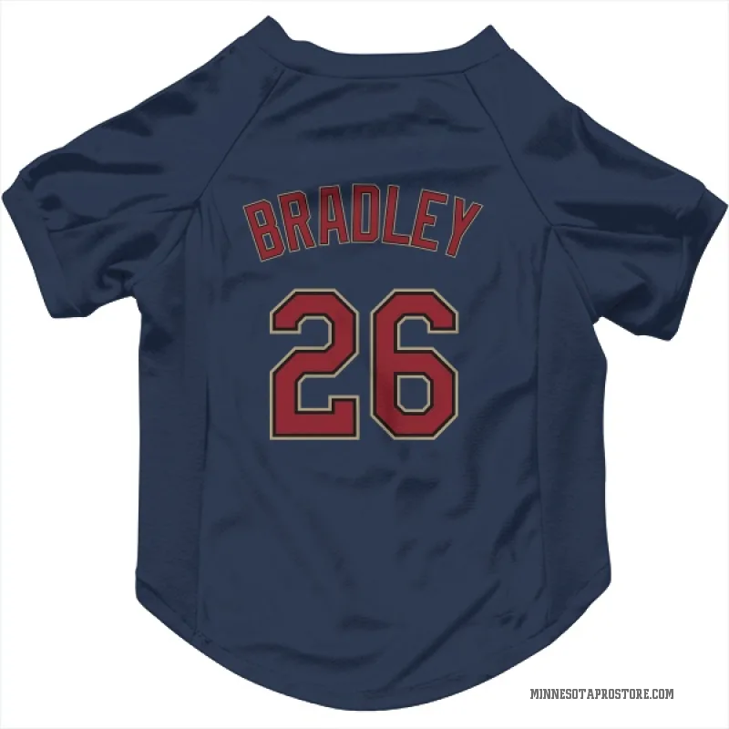 Taj Bradley  Navy Minnesota Twins  Cat & Dog Pet Jersey