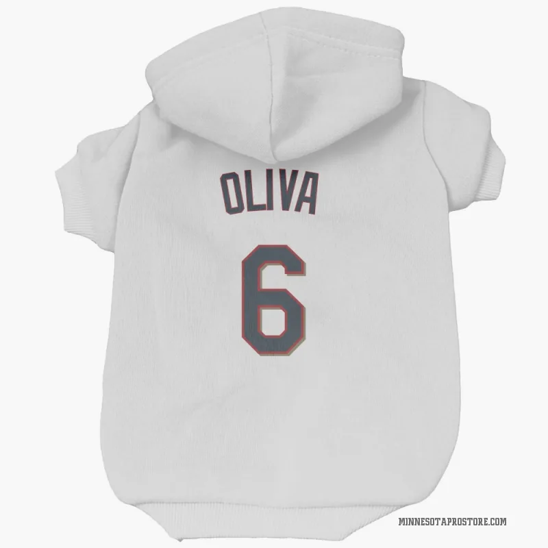 Tony Oliva  White Minnesota Twins  Cat & Dog Pet Hoodie