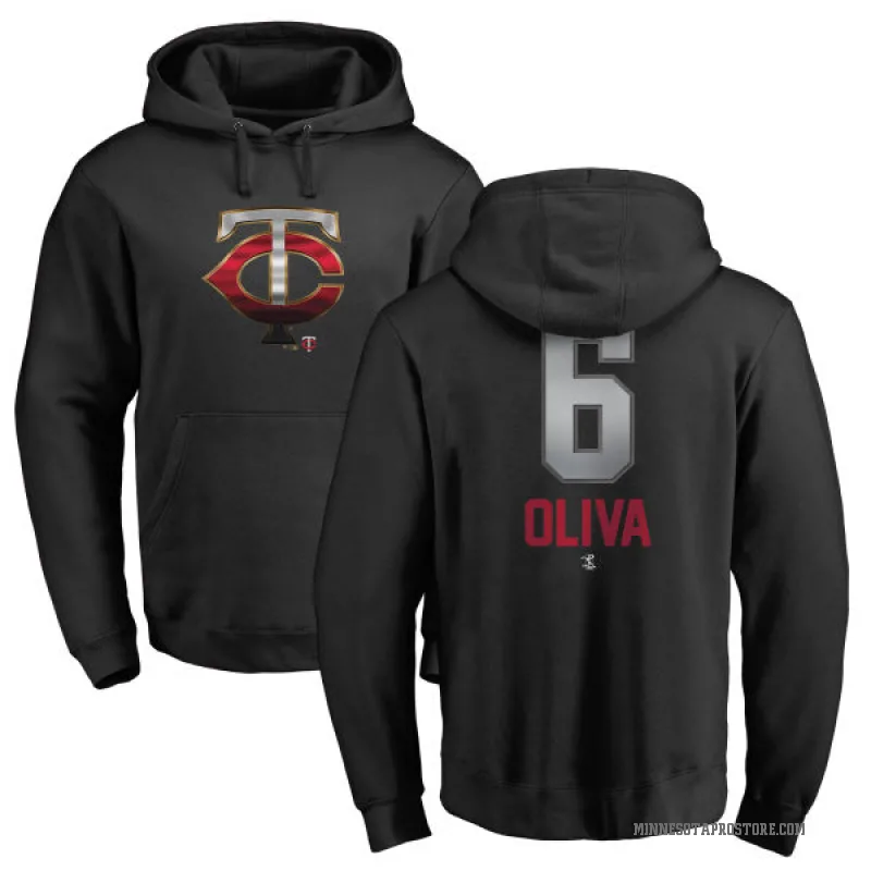 Tony Oliva Youth Black Minnesota Twins Branded Midnight Mascot Pullover Hoodie -