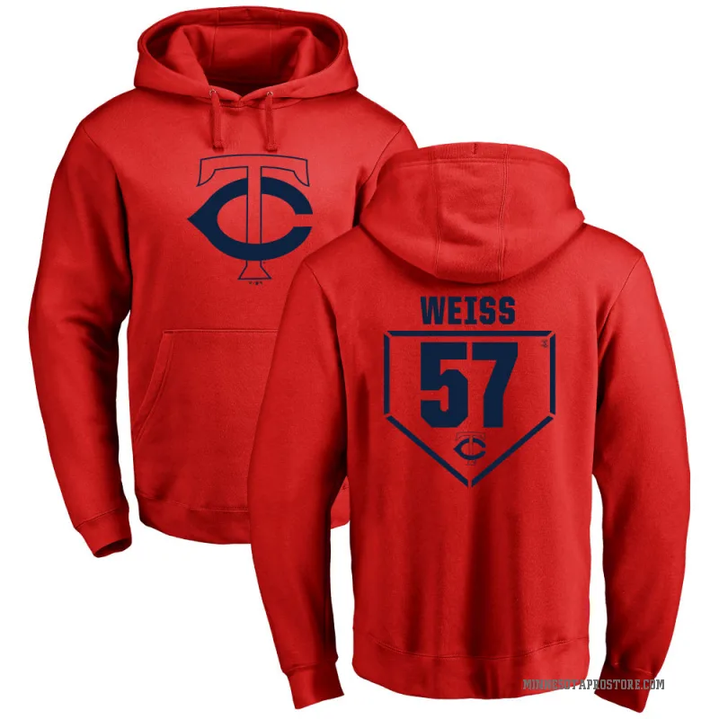 Zack Weiss Youth Red Minnesota Twins Branded RBI Pullover Hoodie -