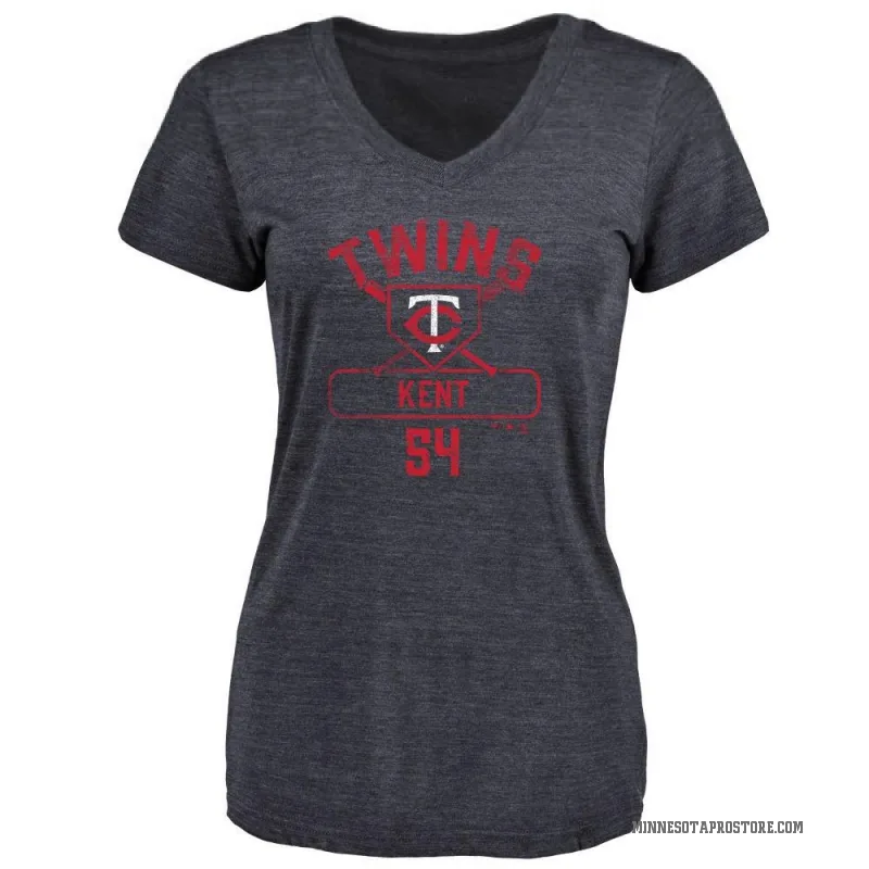 Zak Kent Women's Navy Minnesota Twins Base Runner T-Shirt -