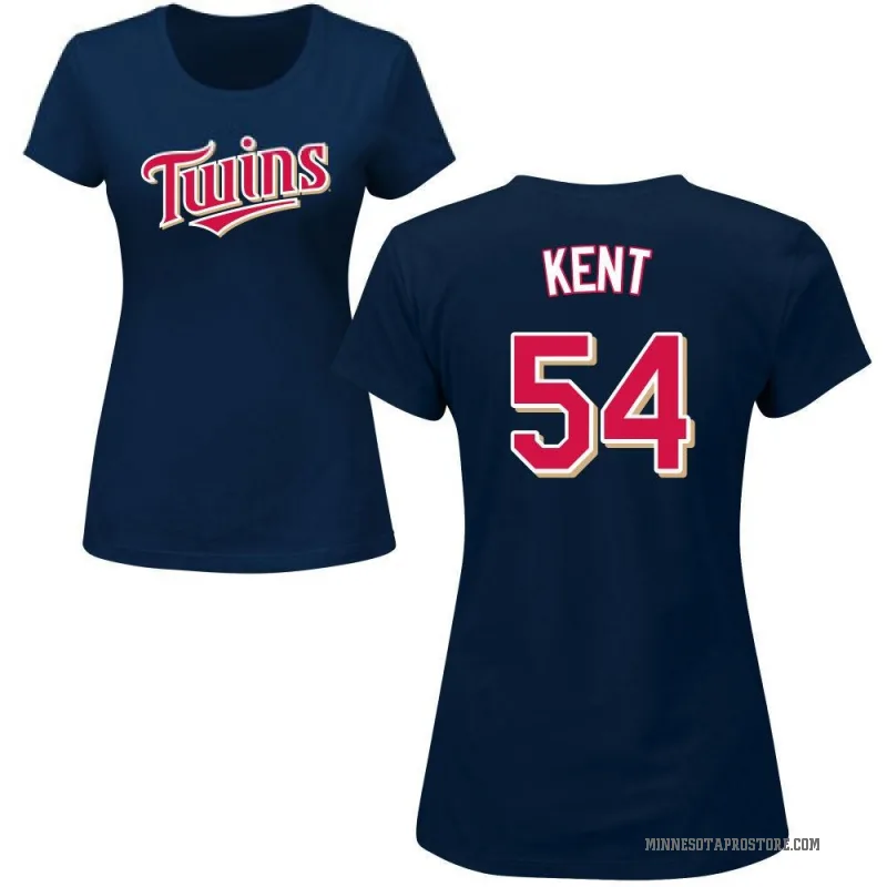 Zak Kent Women's Navy Minnesota Twins Roster T-Shirt -